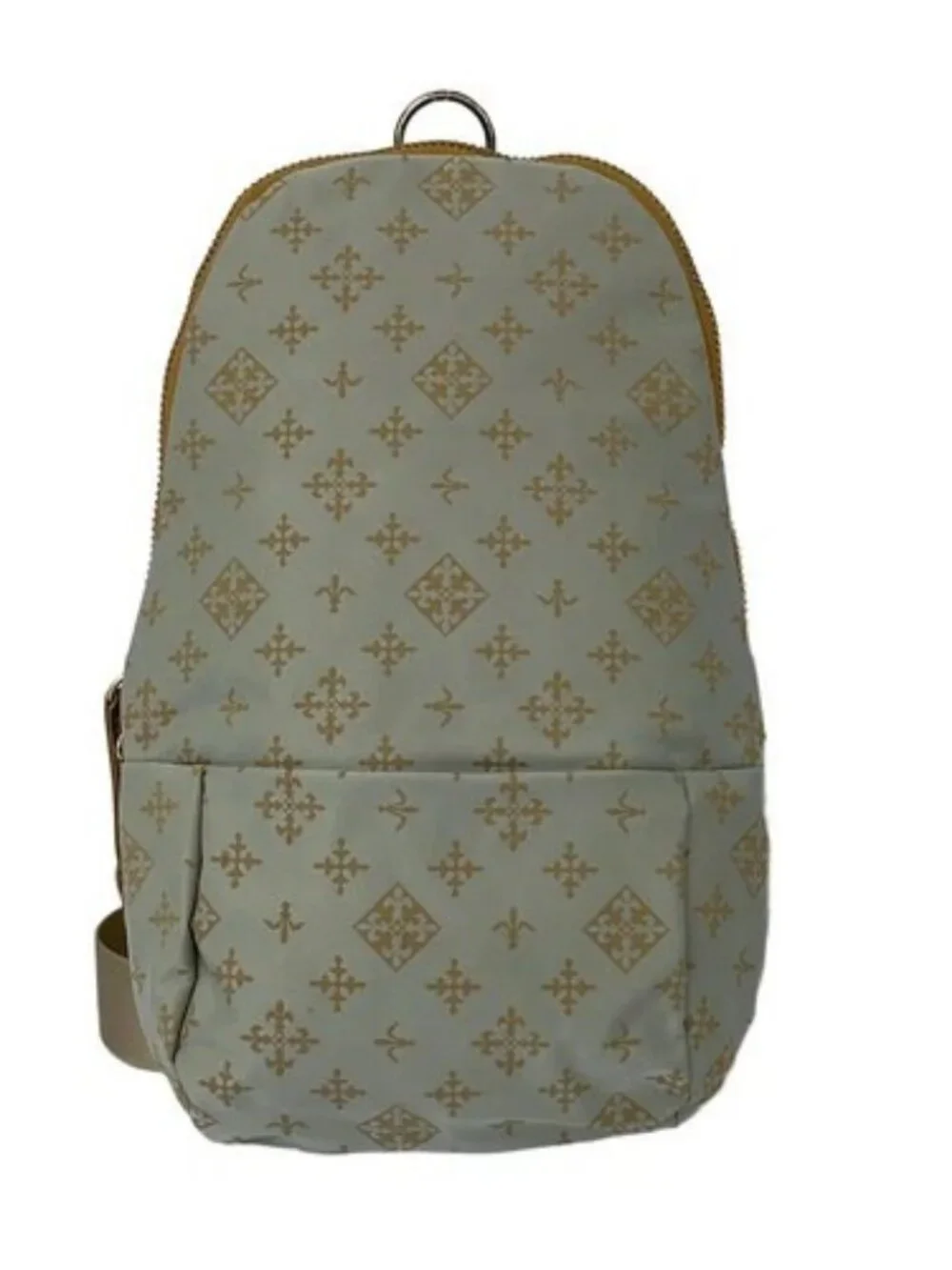 russet Light gray Brown Nylon Backpack